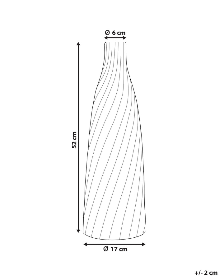 Florentia Decorative Vase Ceramic 54 cm White