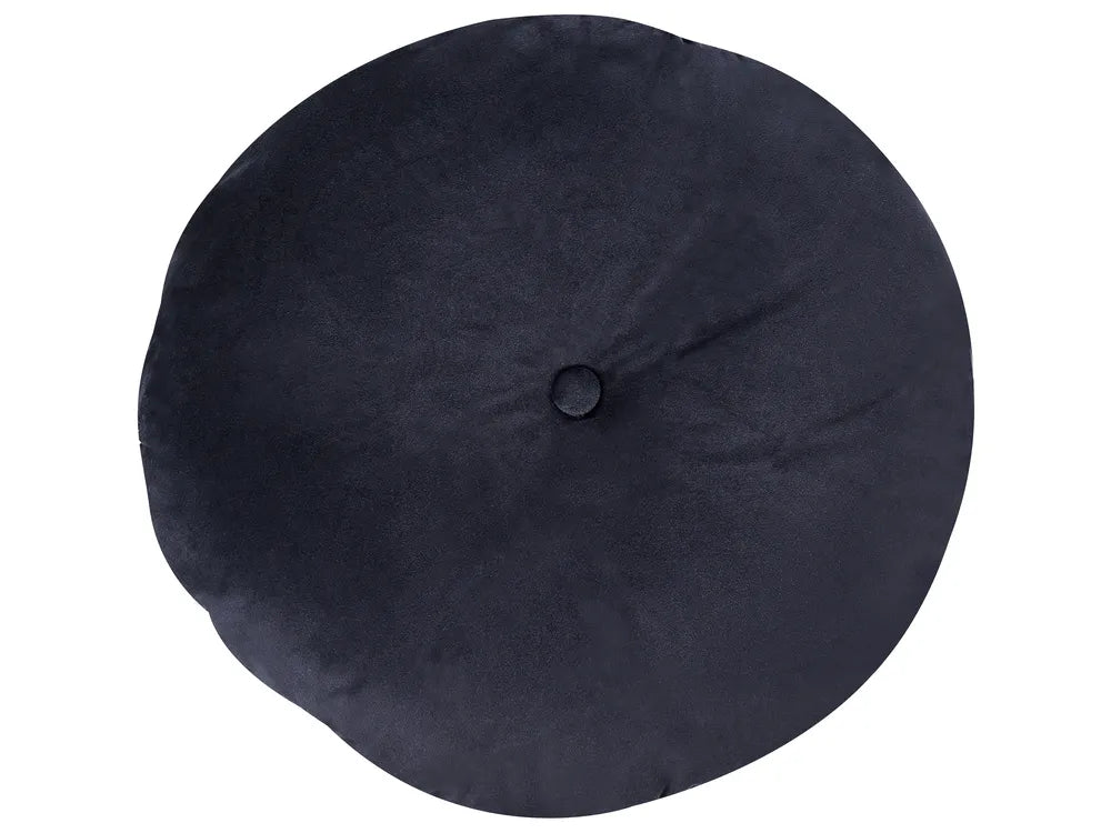 Sofa 2 Seater Velvet Black Drinel