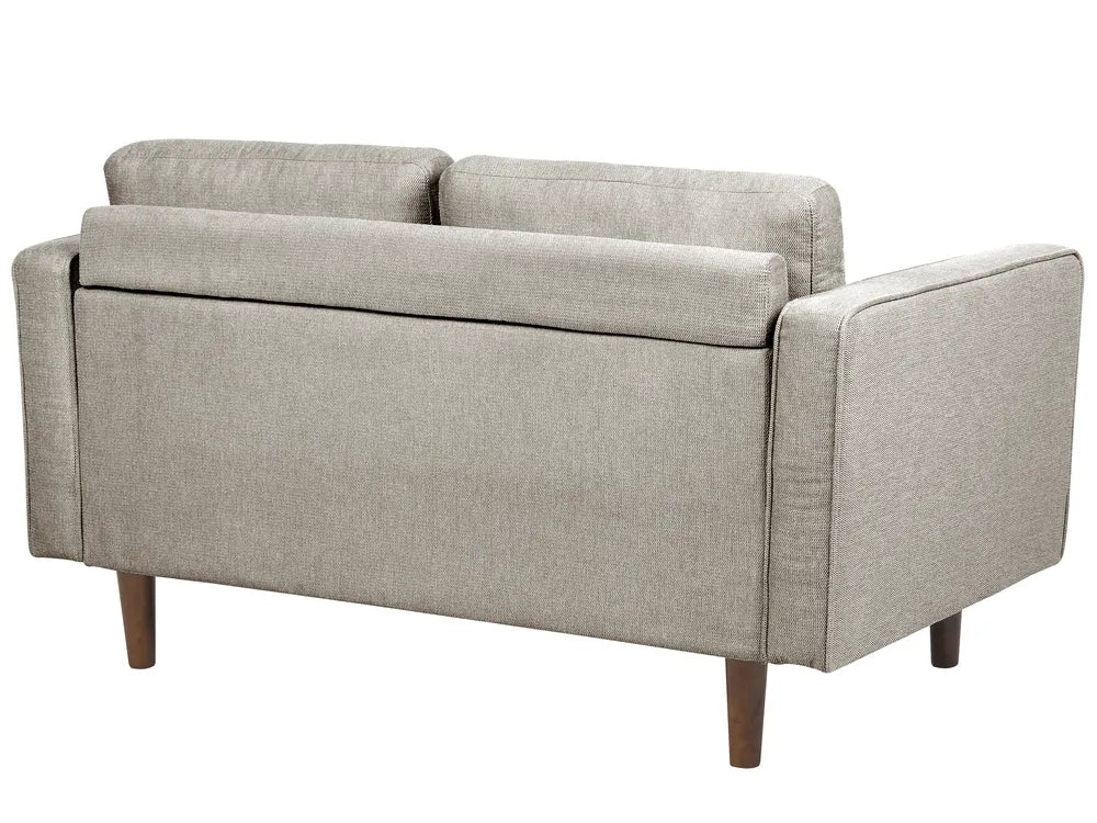Sofa 2 Seater Fabric Taupe Emryn