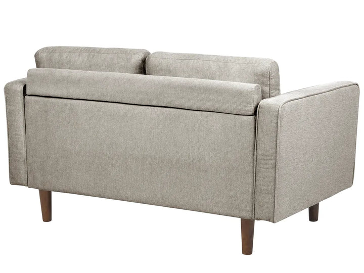 Sofa 2 Seater Fabric Taupe Emryn