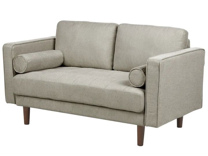 Sofa 2 Seater Fabric Taupe Emryn