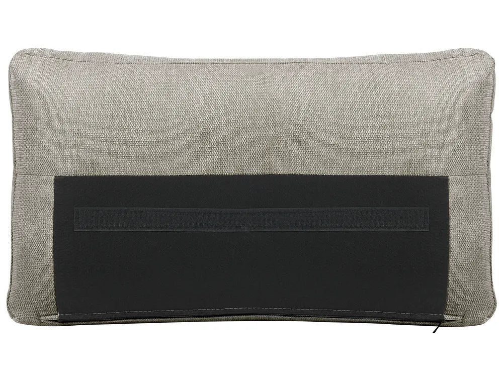 Sofa 2 Seater Fabric Taupe Emryn