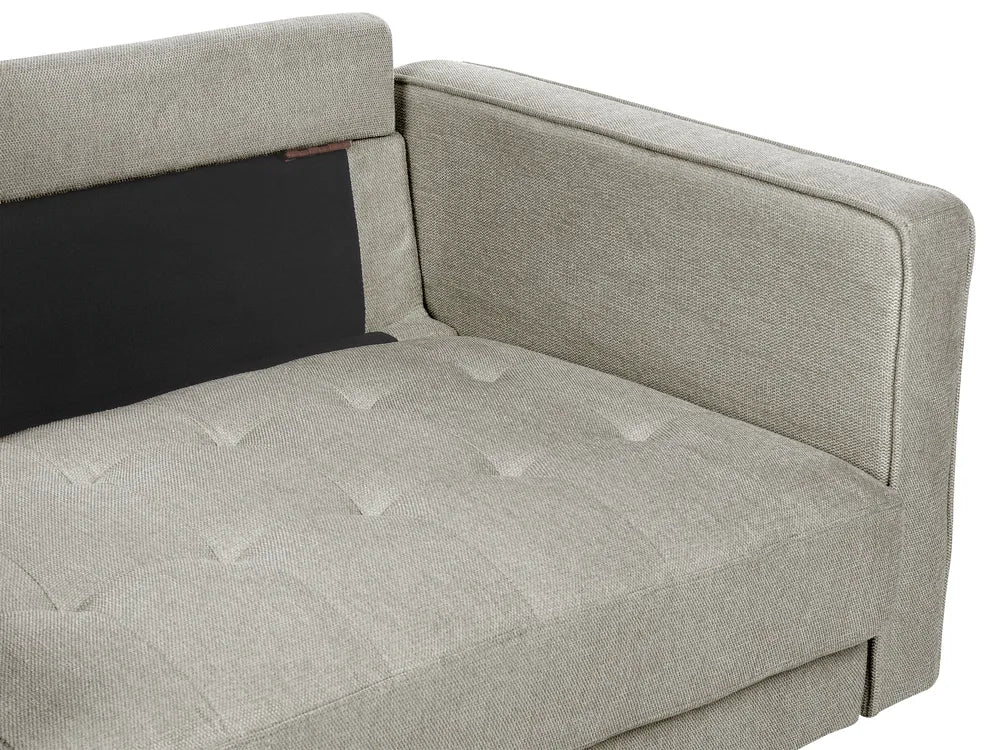 Sofa 2 Seater Fabric Taupe Emryn
