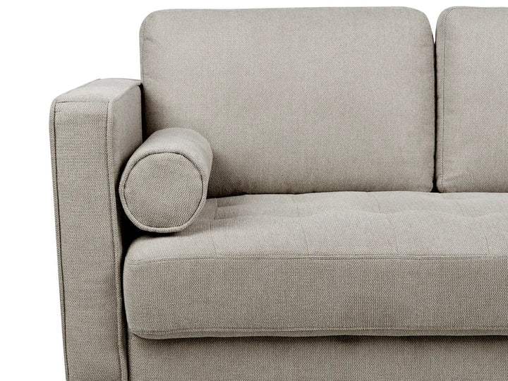 Sofa 2 Seater Fabric Taupe Emryn