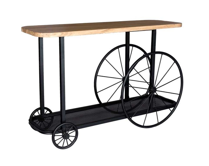 Craft Wheel Console Table