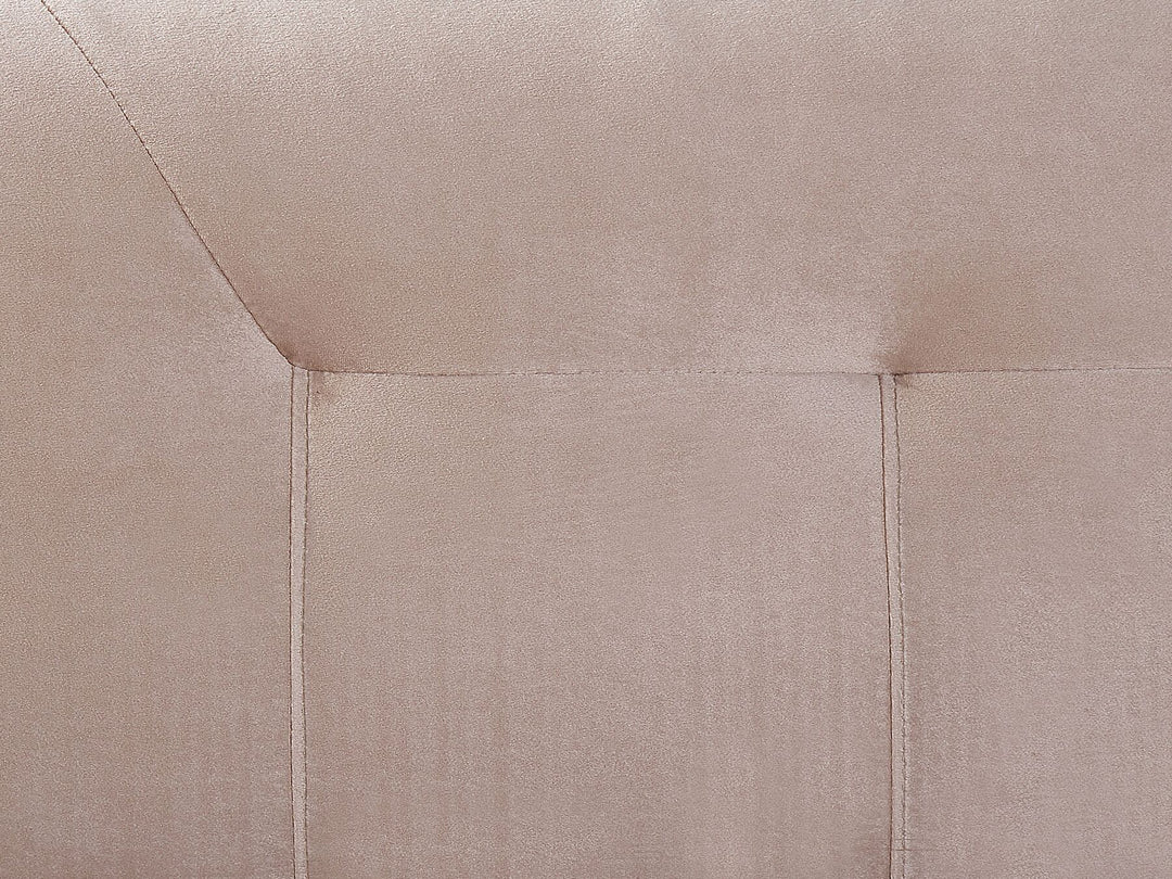 Velvet EU Super King Size Divan Bed Beige Marquise