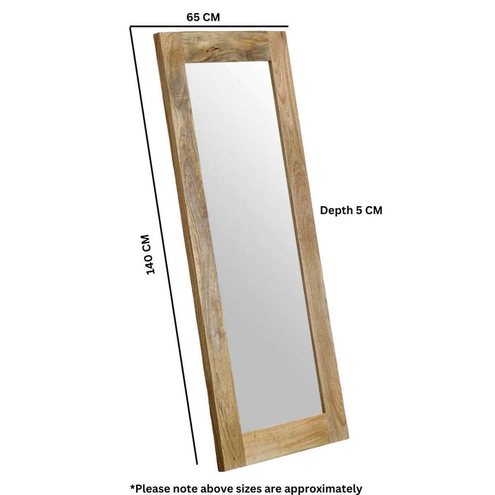 Surrey Solid Wood Frame Mirror Extra Long