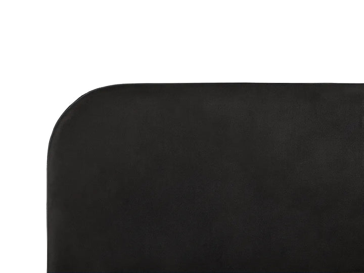 Bed Velvet 180 x 200 cm (EU Super King) Black Arnasia