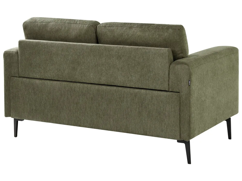 Sofa 2 Seater Fabric Green Radika