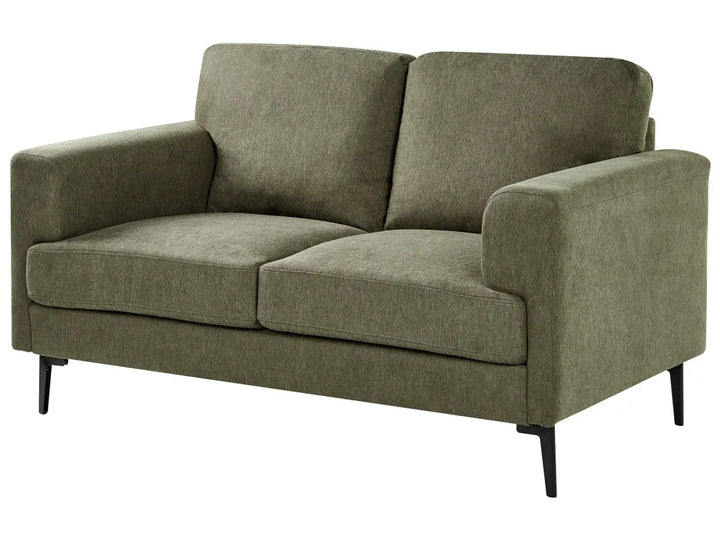 Sofa 2 Seater Fabric Green Radika