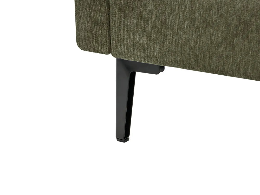 Sofa 2 Seater Fabric Green Radika