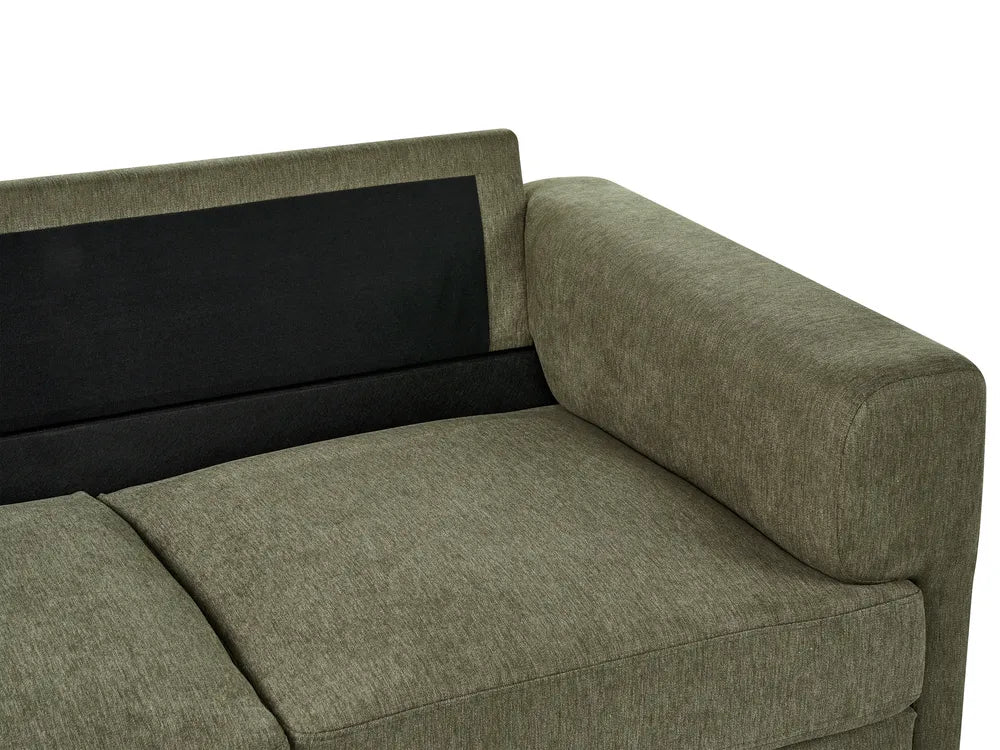 Sofa 2 Seater Fabric Green Radika