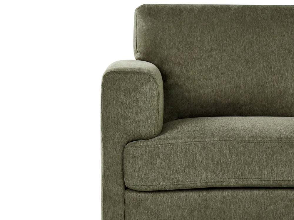 Sofa 2 Seater Fabric Green Radika