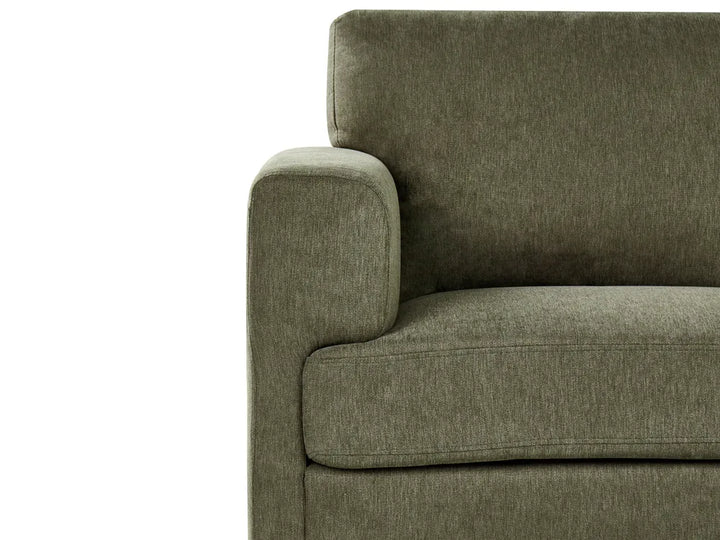 Sofa 2 Seater Fabric Green Radika