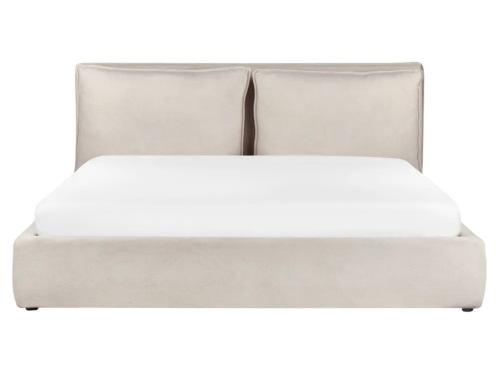 Ottoman Bed Fabric 180 x 200 cm (EU Super King) Light Beige Tagen