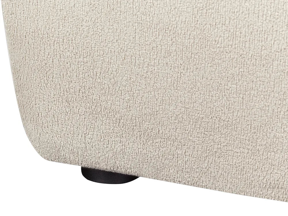 Ottoman Bed Fabric 180 x 200 cm (EU Super King) Light Beige Tagen