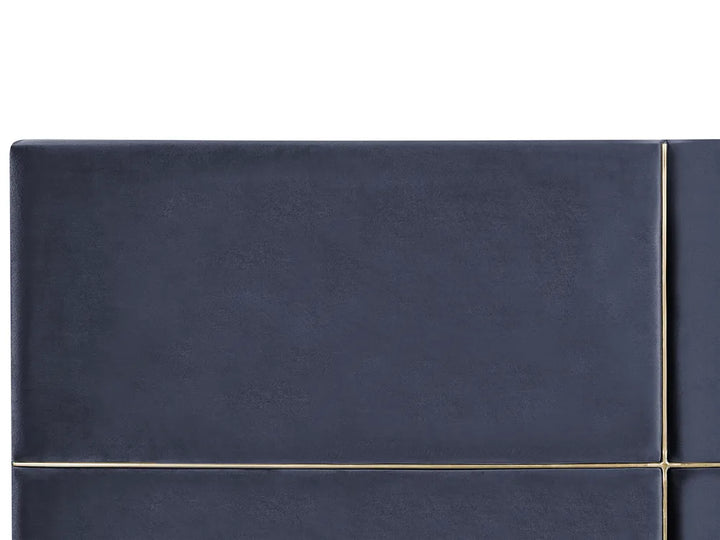 Ottoman Bed Velvet 180 x 200 cm (EU Super King) Black Clerise