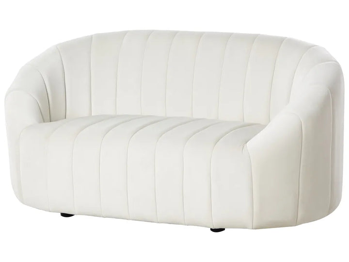 Sofa 2 Seater Velvet Off-White Maggie