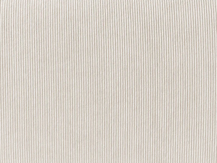 Corner Sofa 3 Seater Corduroy Off-White Left Hand Rafael