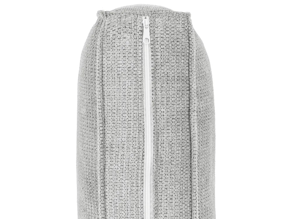 U-Shape Sofa Bed 4 Seater Fabric Light Grey with Storage Solta