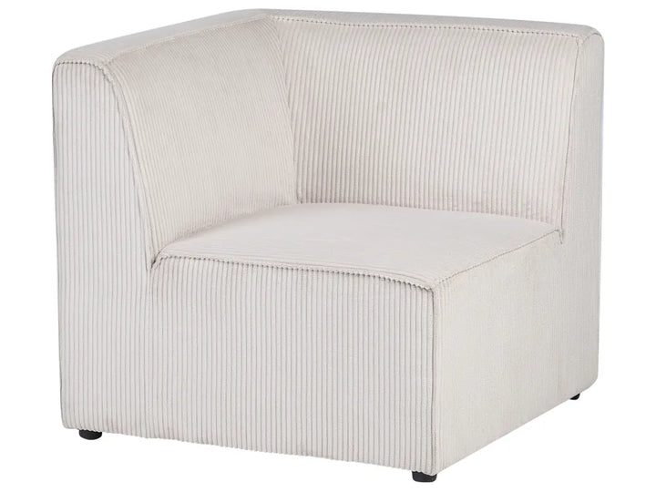 Modular Sofa 2 Seater Corduroy Beige Ilkeston
