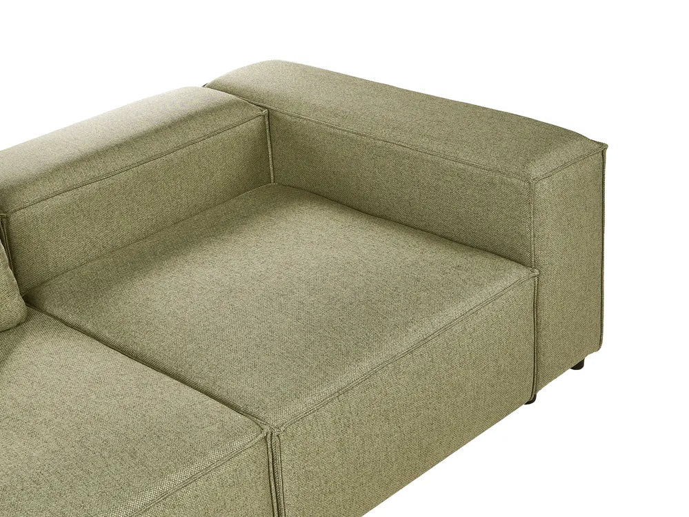 Modular Corner Sofa 4 Seater Light Green Right Hand Nova