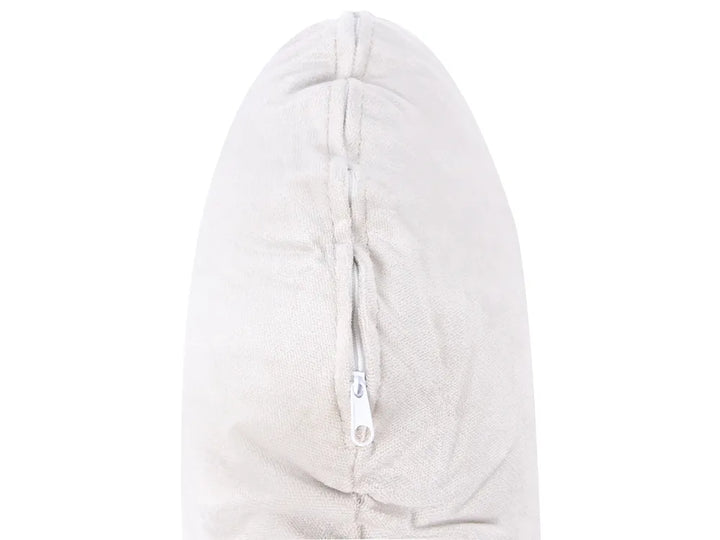 Sofa 2 Seater Velvet Light Beige Drinel