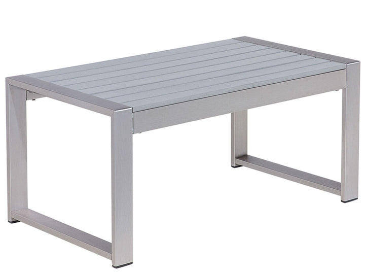 Salerno Garden Coffee Table Metal Light Grey