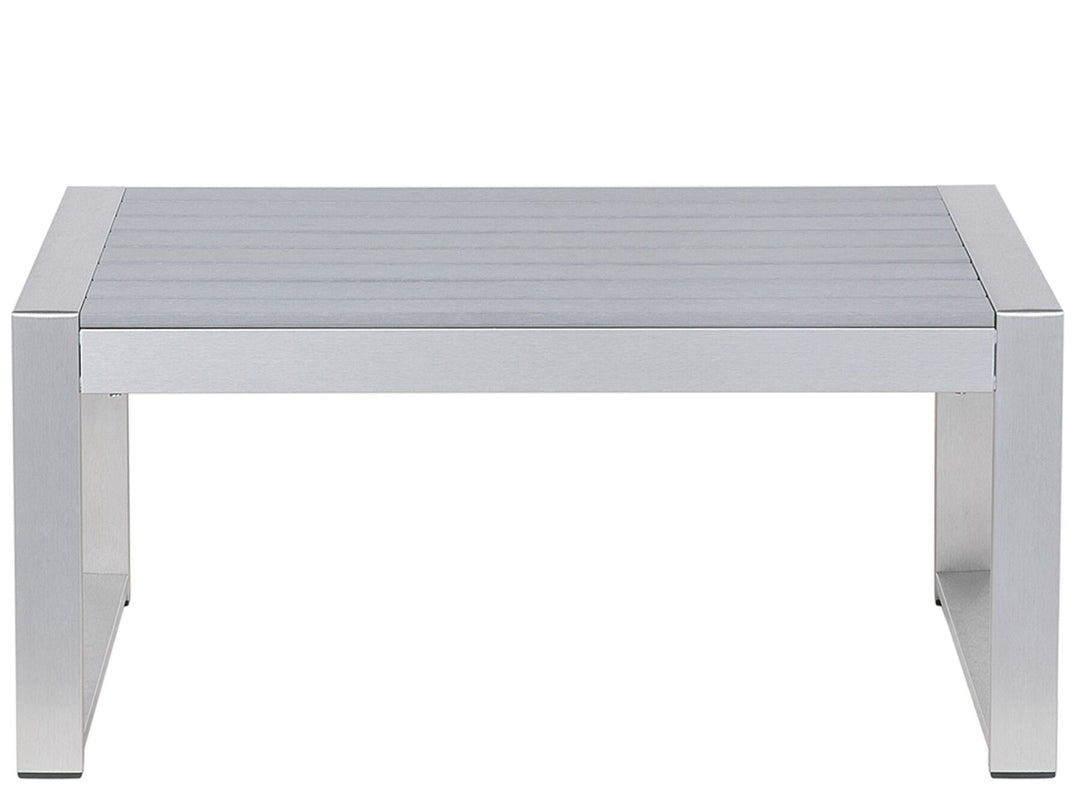 Salerno Garden Coffee Table Metal Light Grey