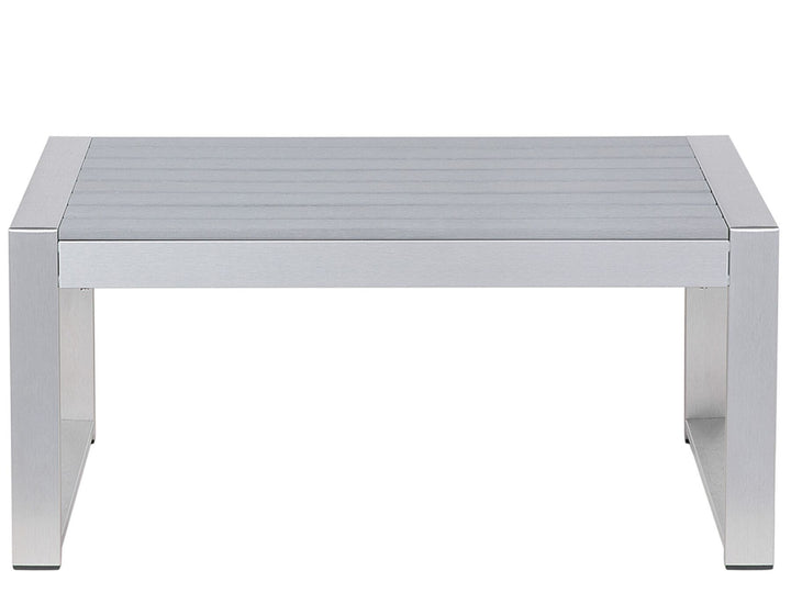 Salerno Garden Coffee Table Metal Light Grey