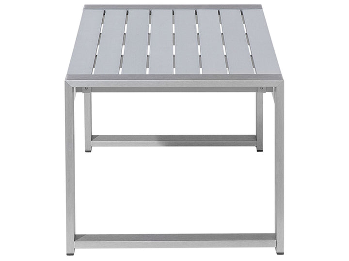 Salerno Garden Coffee Table Metal Light Grey