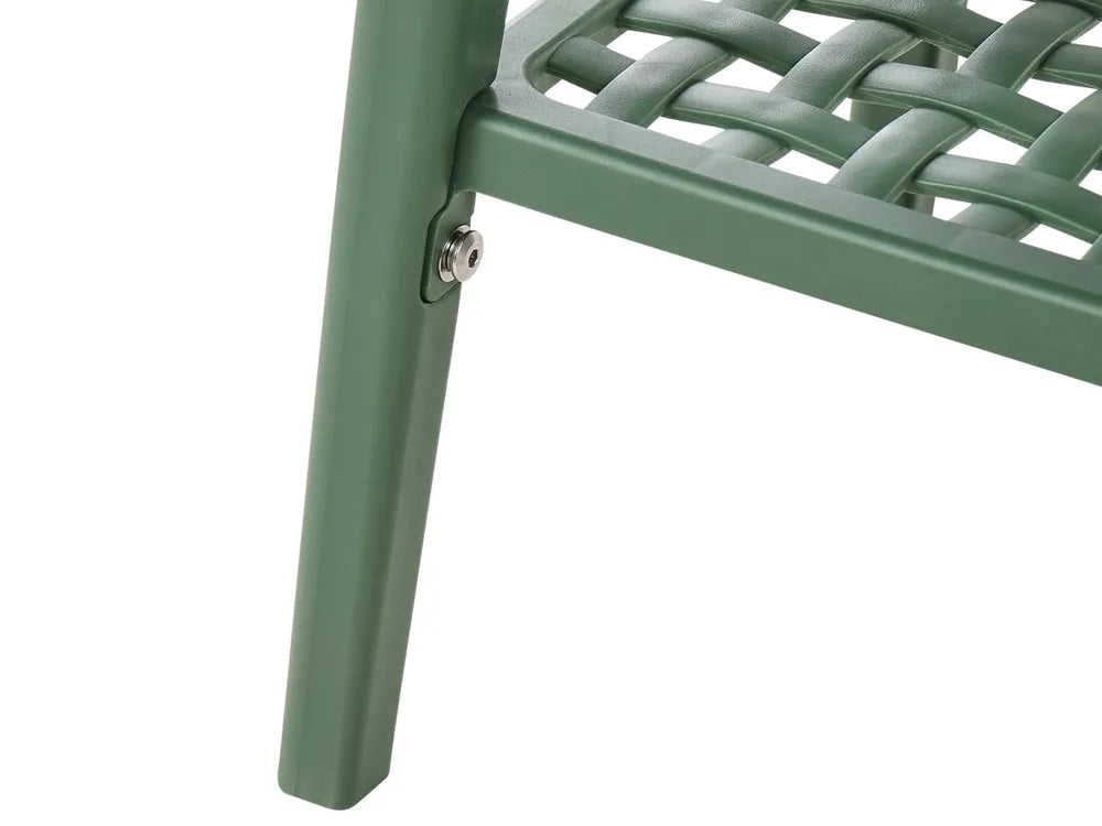 Bistro Set Green Zora