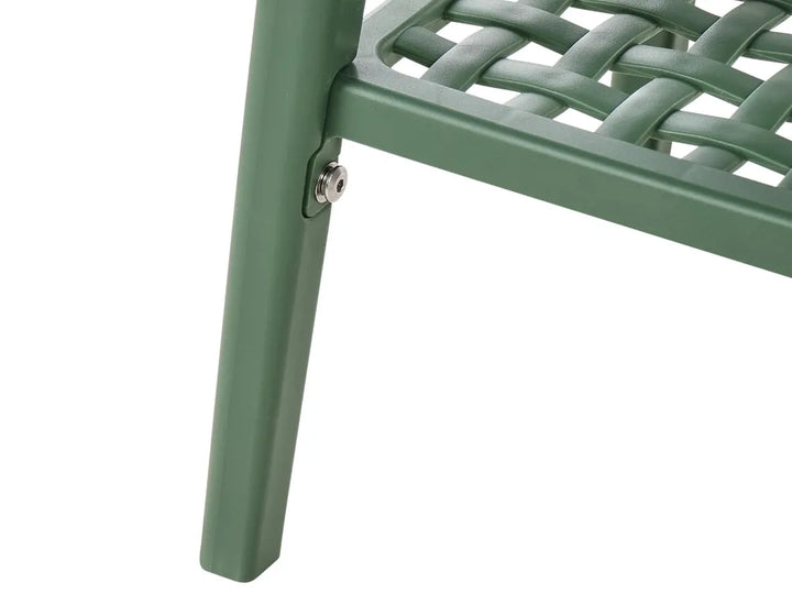 Bistro Set Green Zora