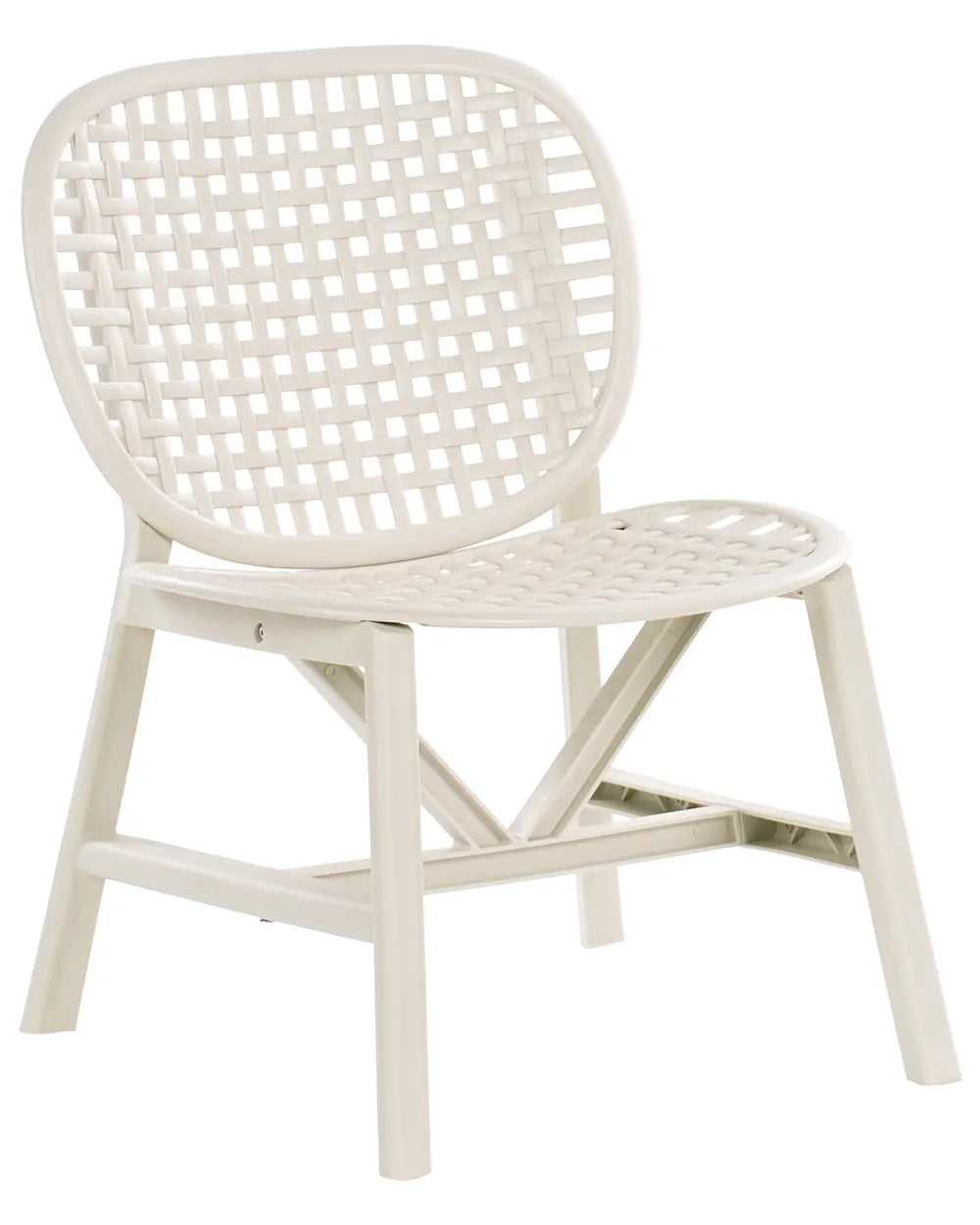 Bistro Set White Zora
