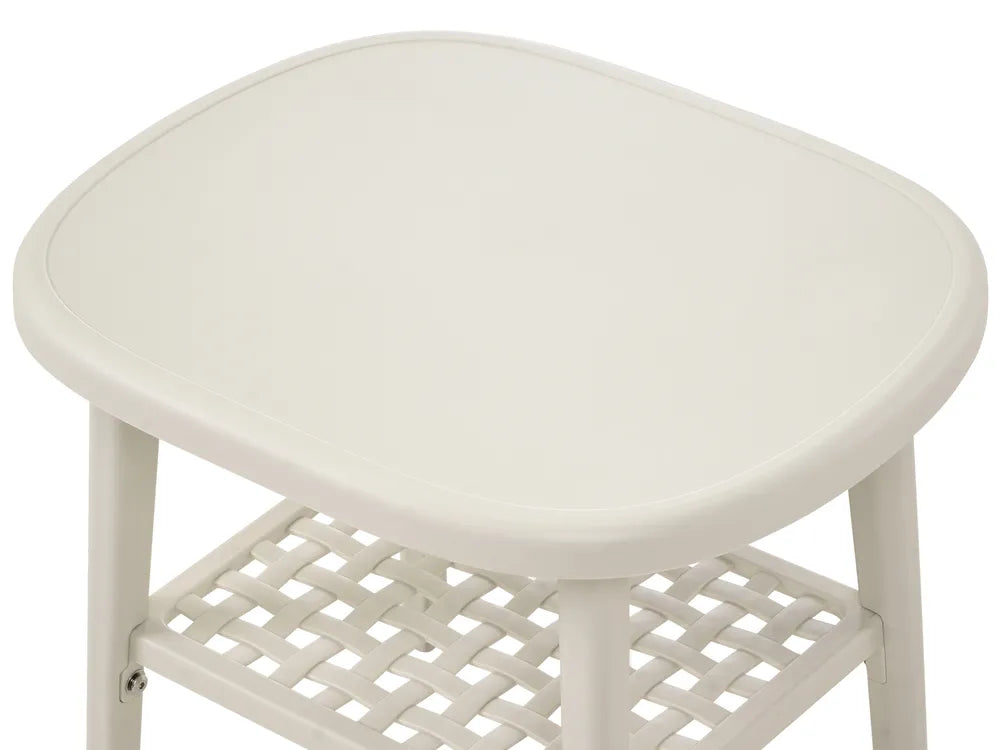Bistro Set White Zora