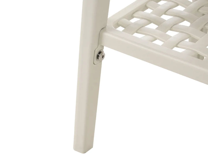 Bistro Set White Zora