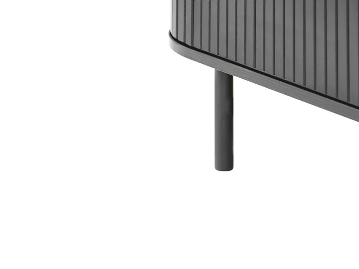 6 Drawer Chest Black Ample Space for Storage Ambero