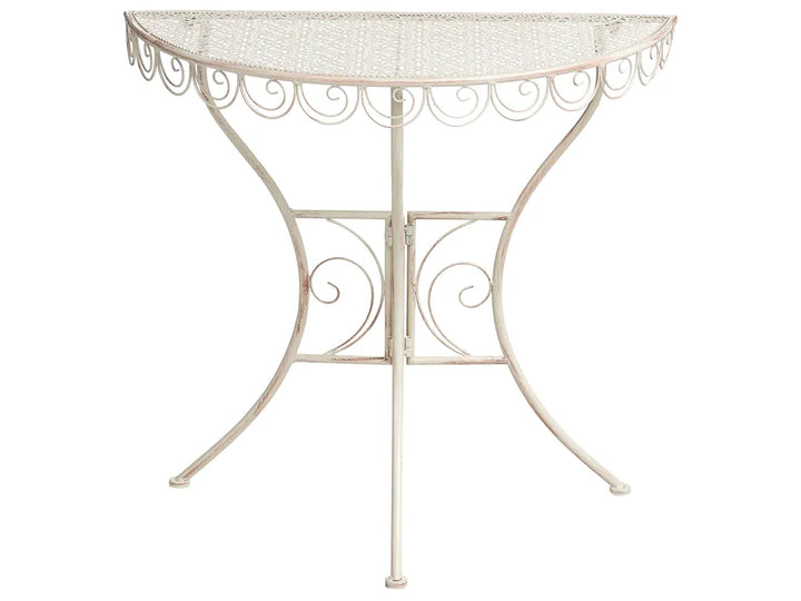 Bistro Set Folding Metal Light Beige Min