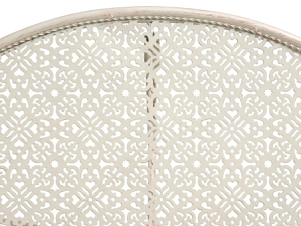 Bistro Set Folding Metal Light Beige Min