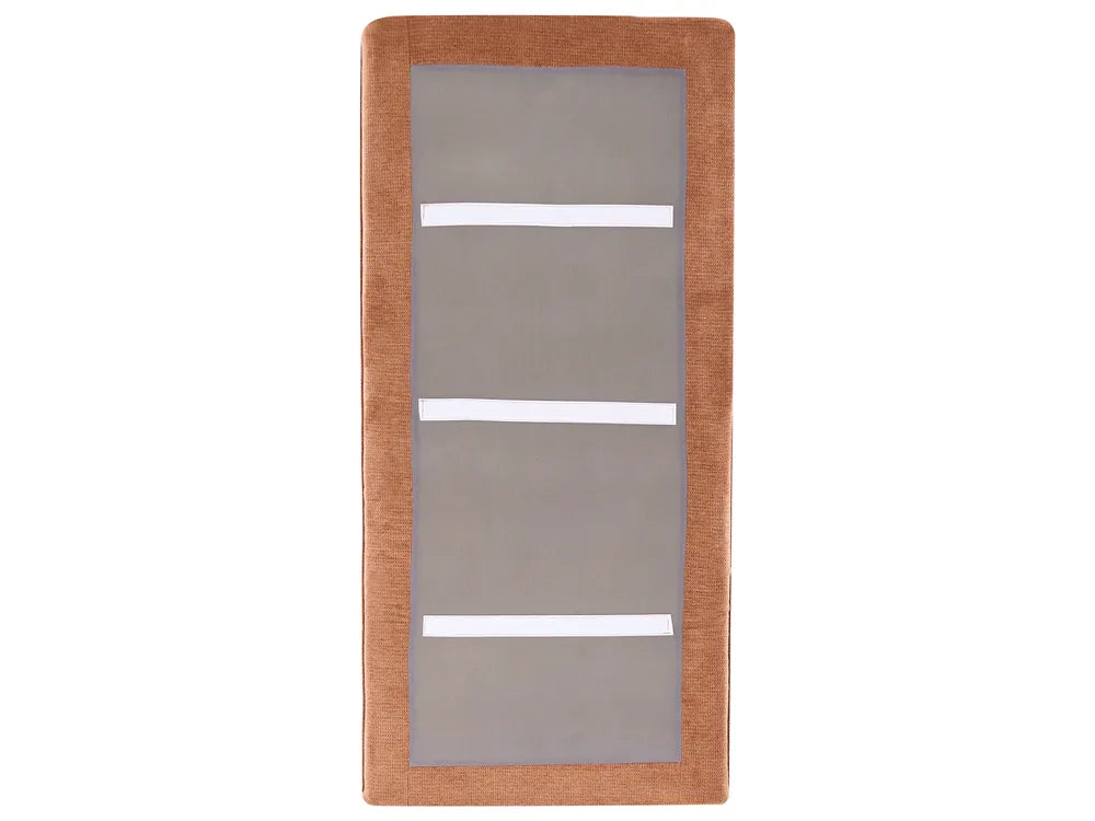 Right-Hand Chaise Lounge Fabric Orange Yvon