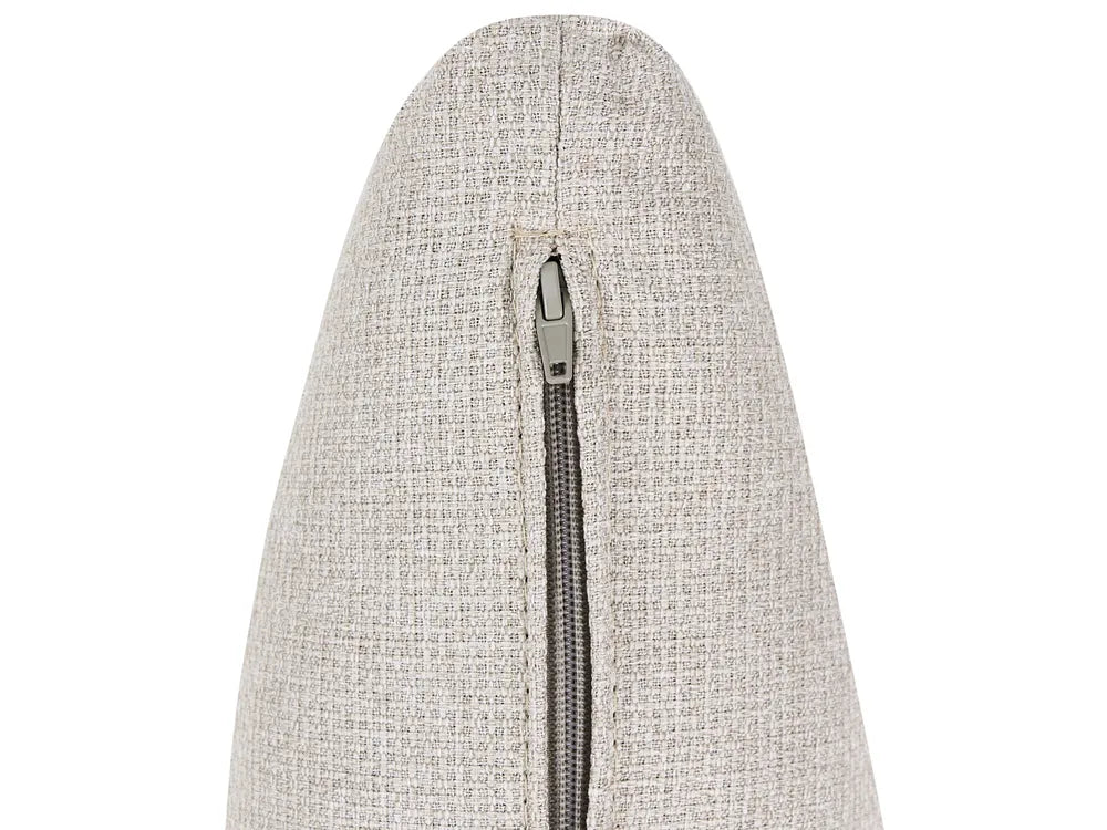 Chaise Longue Fabric Light Beige Owen