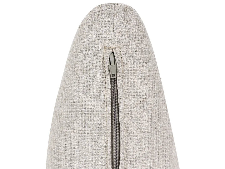 Chaise Longue Fabric Light Beige Owen