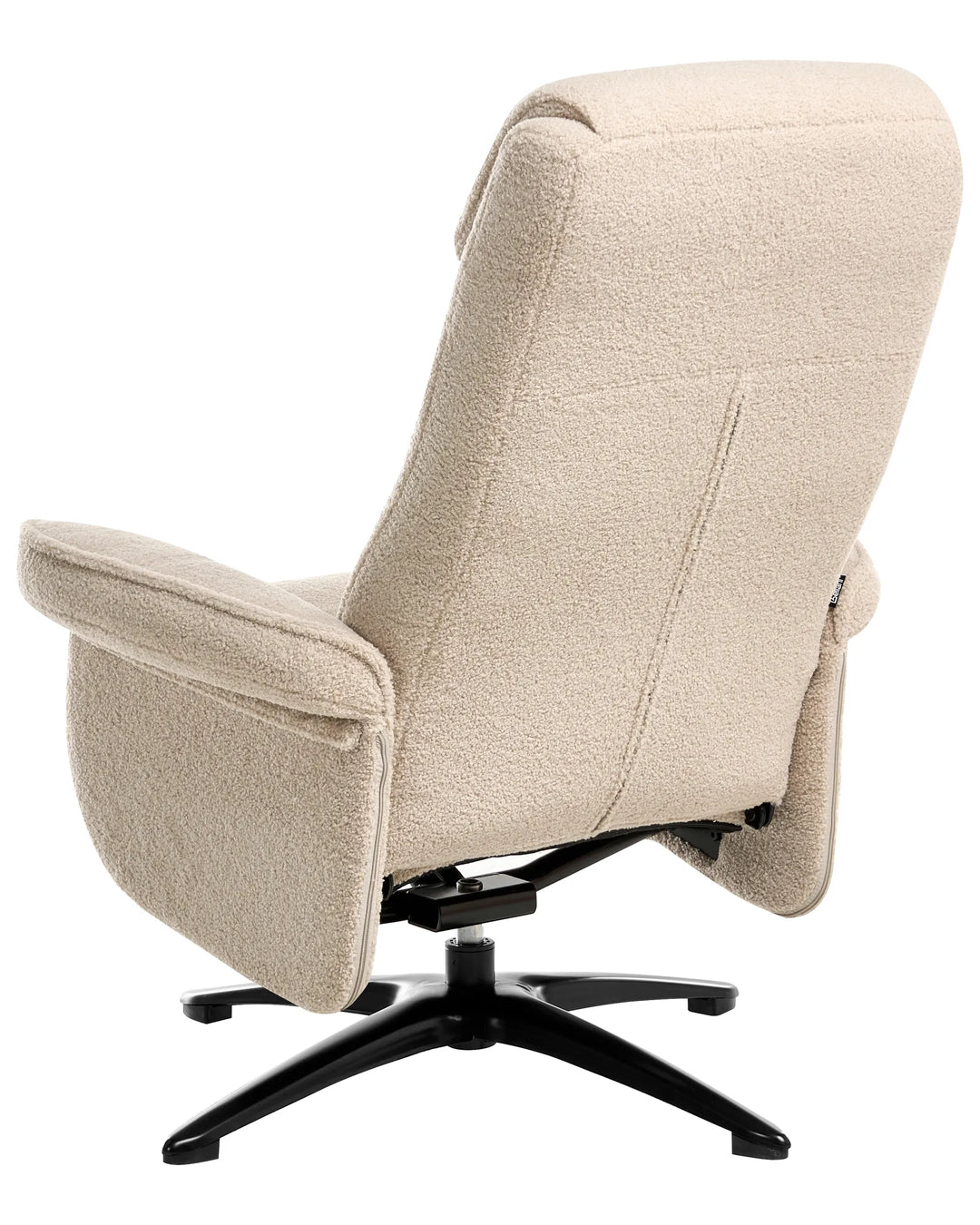 Recliner Chair Boucle Beige Riebe