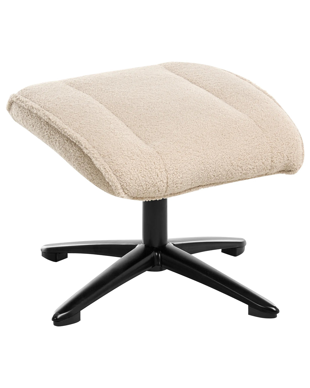 Recliner Chair Boucle Beige Riebe