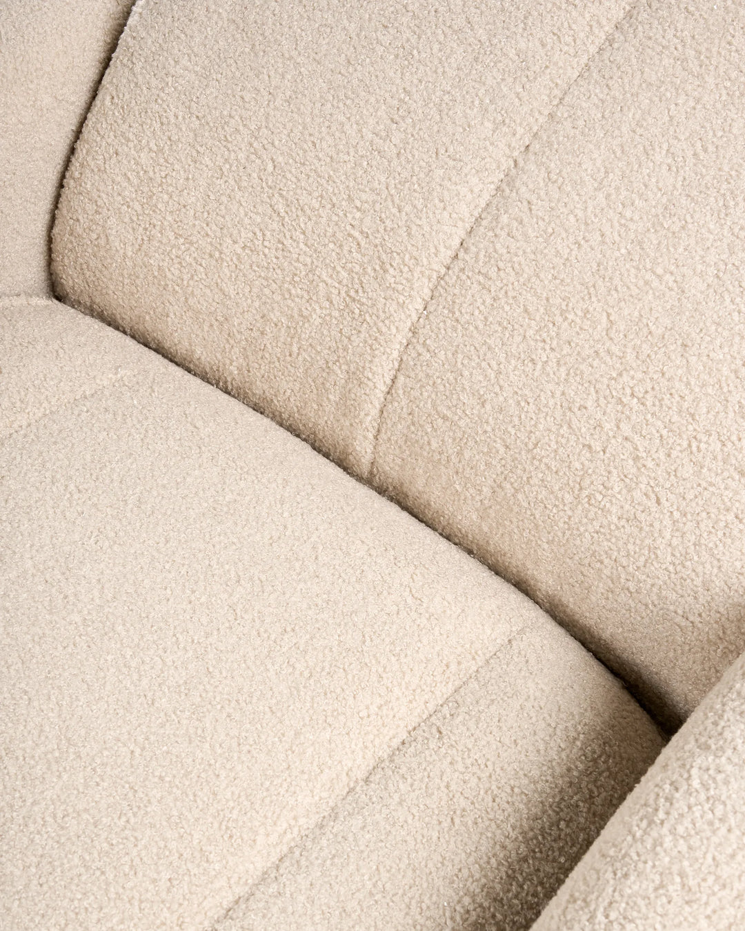 Recliner Chair Boucle Beige Riebe