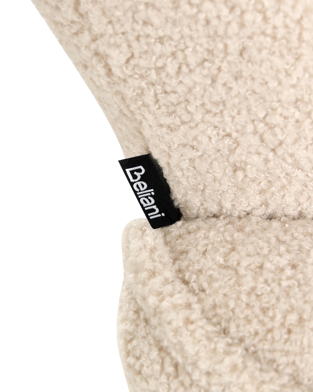 Recliner Chair Boucle Beige Riebe
