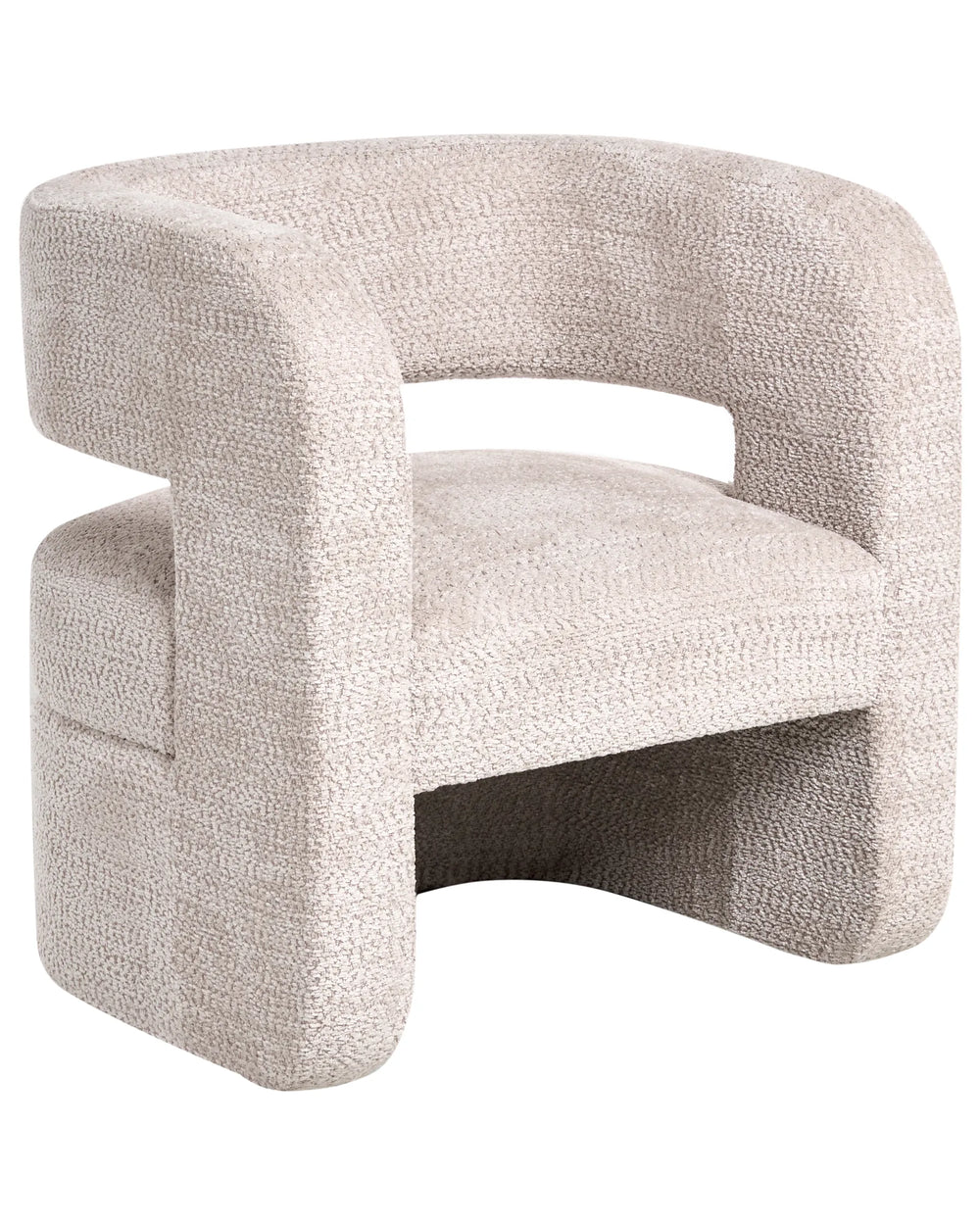 Textured chair on a white background