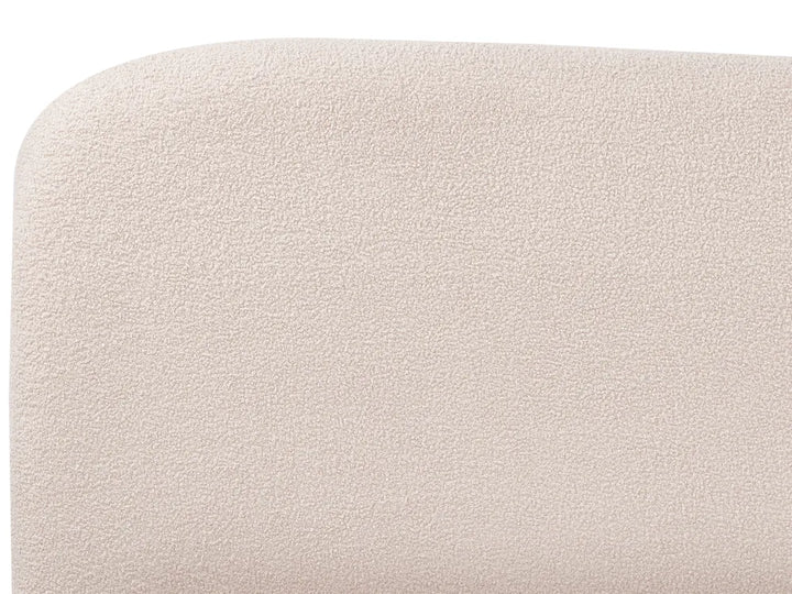Ottoman Bed Fabric 140 x 200 cm (EU Double) Light Beige Luke