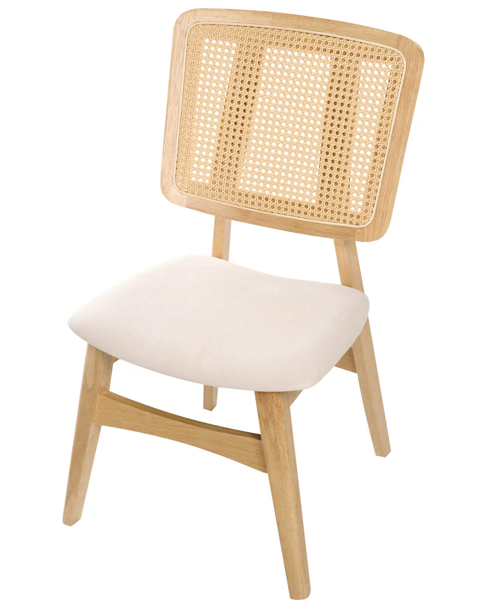 Set of 2 Dining Chairs Wood Light Brown Cecelia