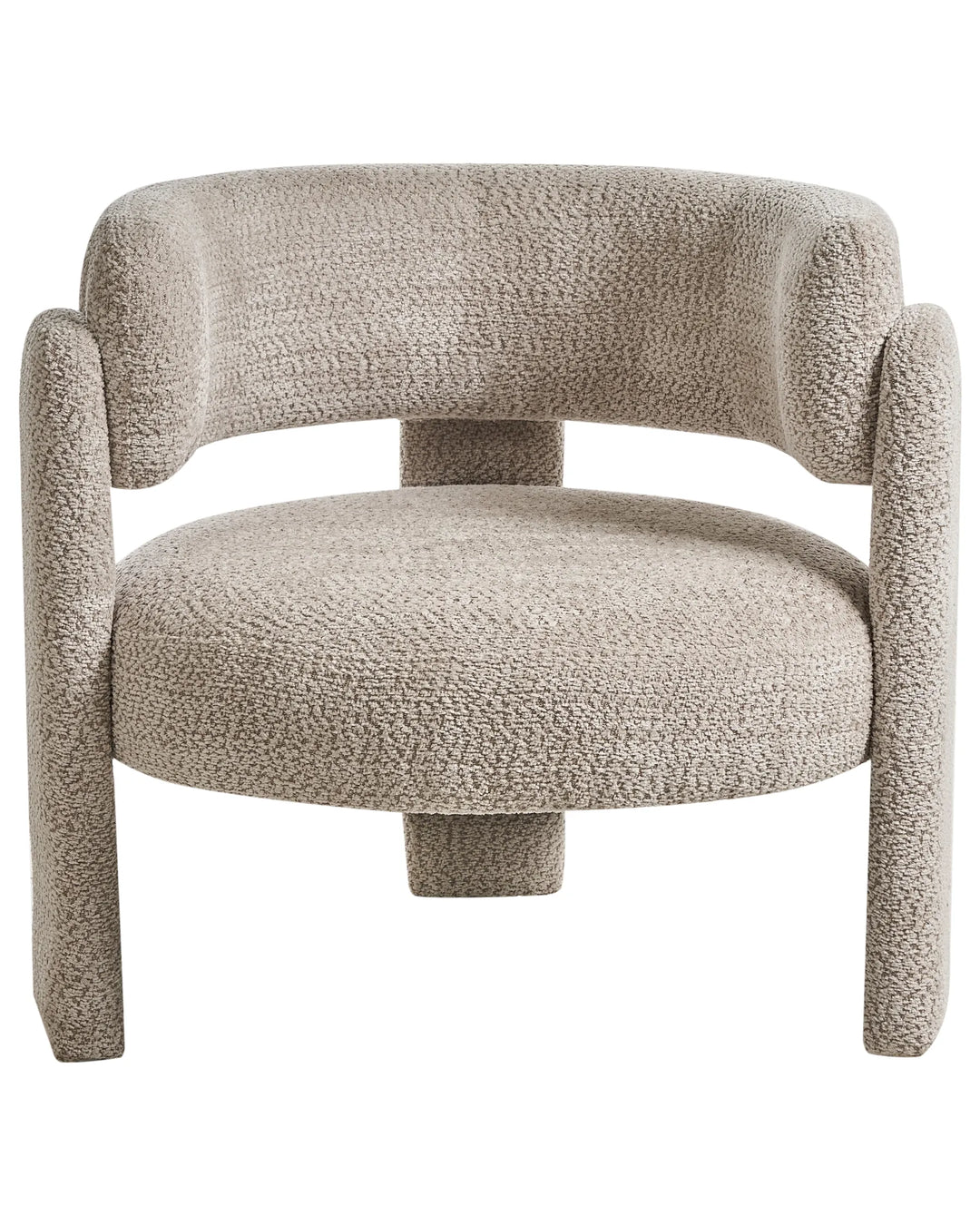 Armchair Chenille Light Beige